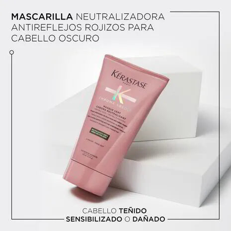 Kérastase Chroma Absolu Mascarilla Masque Vert Chroma Neutralisant