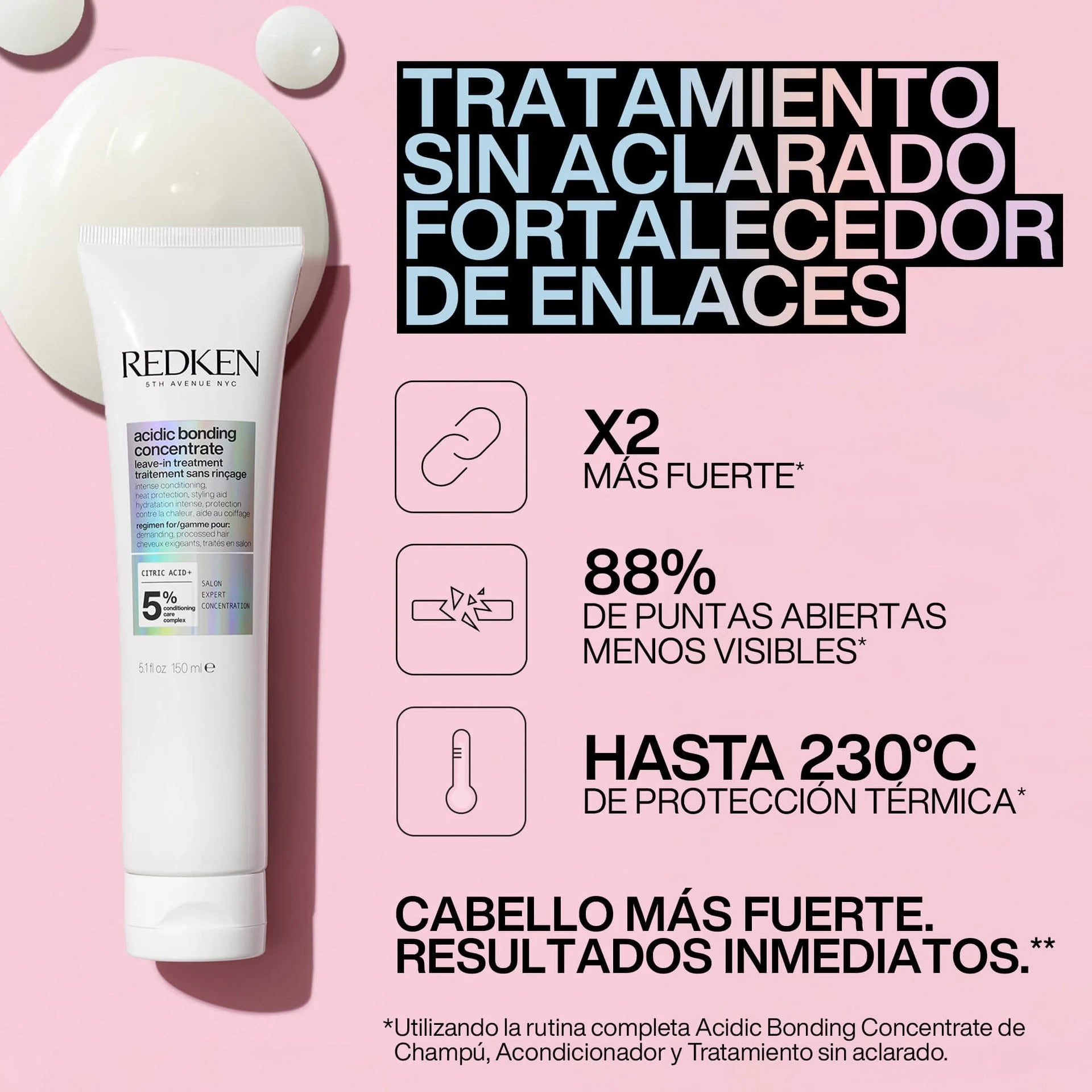 Redken Tratamiento Sin Aclarado Acidic Bonding Concentrate