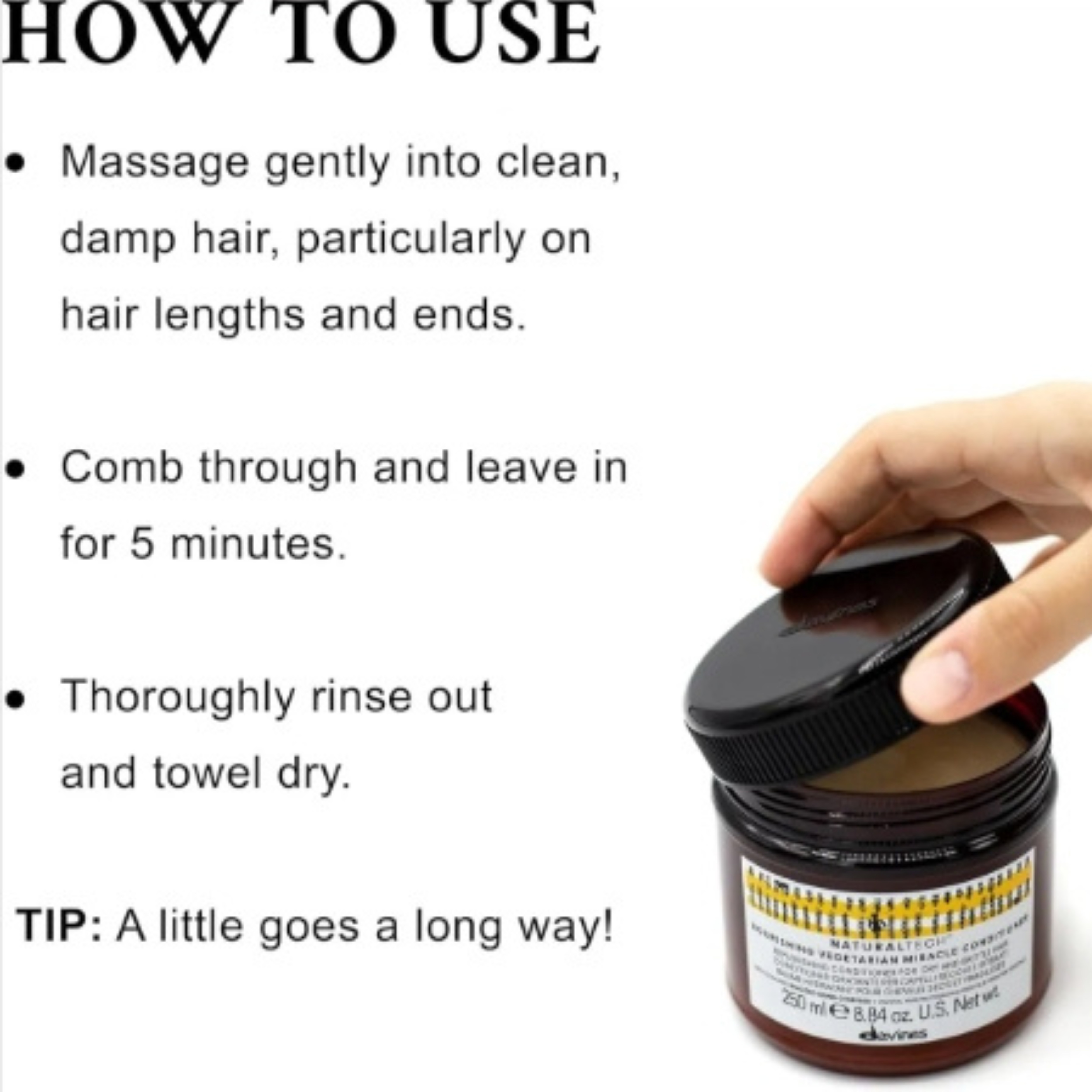 Davines NaturalTech Nourishing Vegetarian Miracle Conditioner