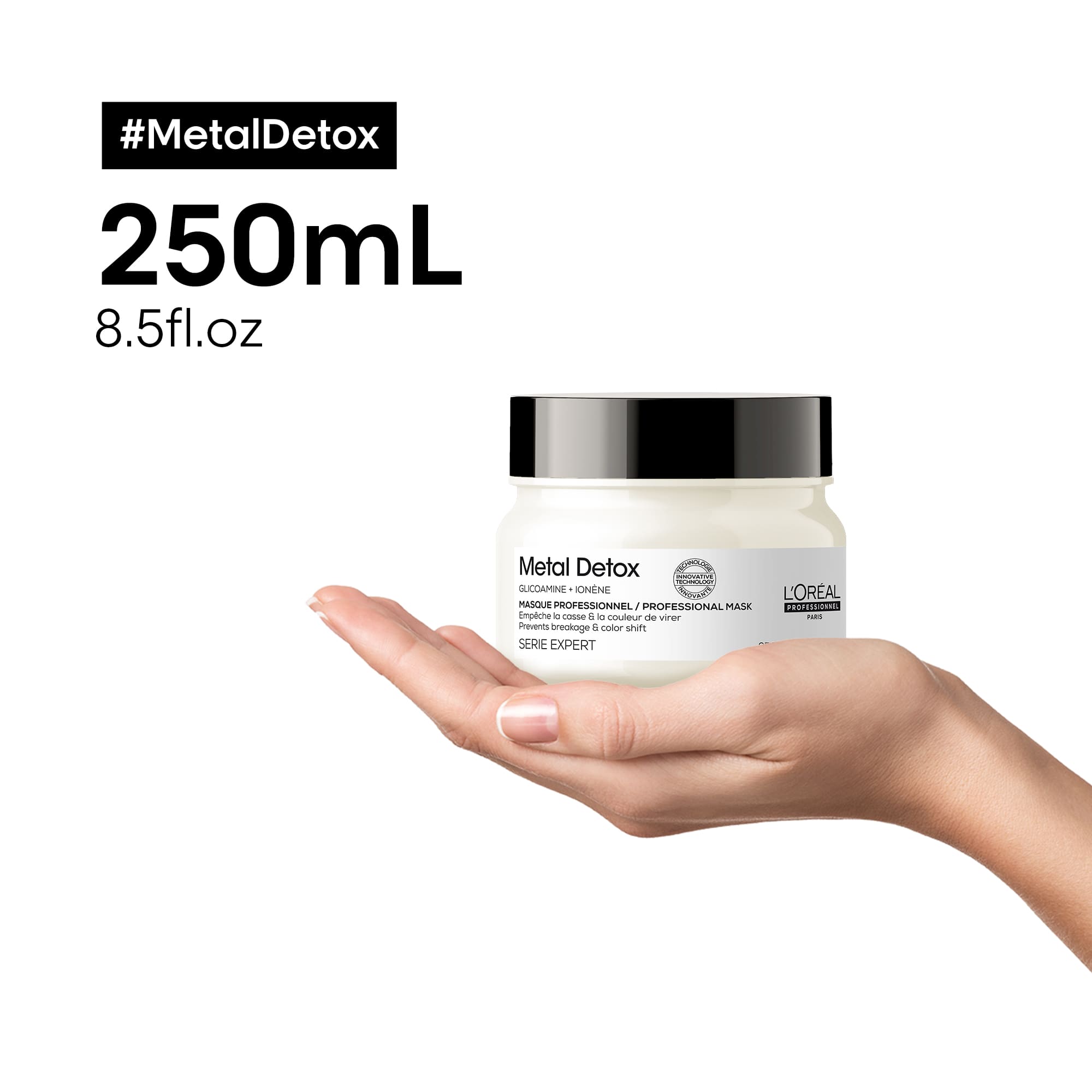 L'Oréal Professionnel Metal Detox Mascarilla – Mascarilla Anti-Metales para Cabello Coloreado y Dañado