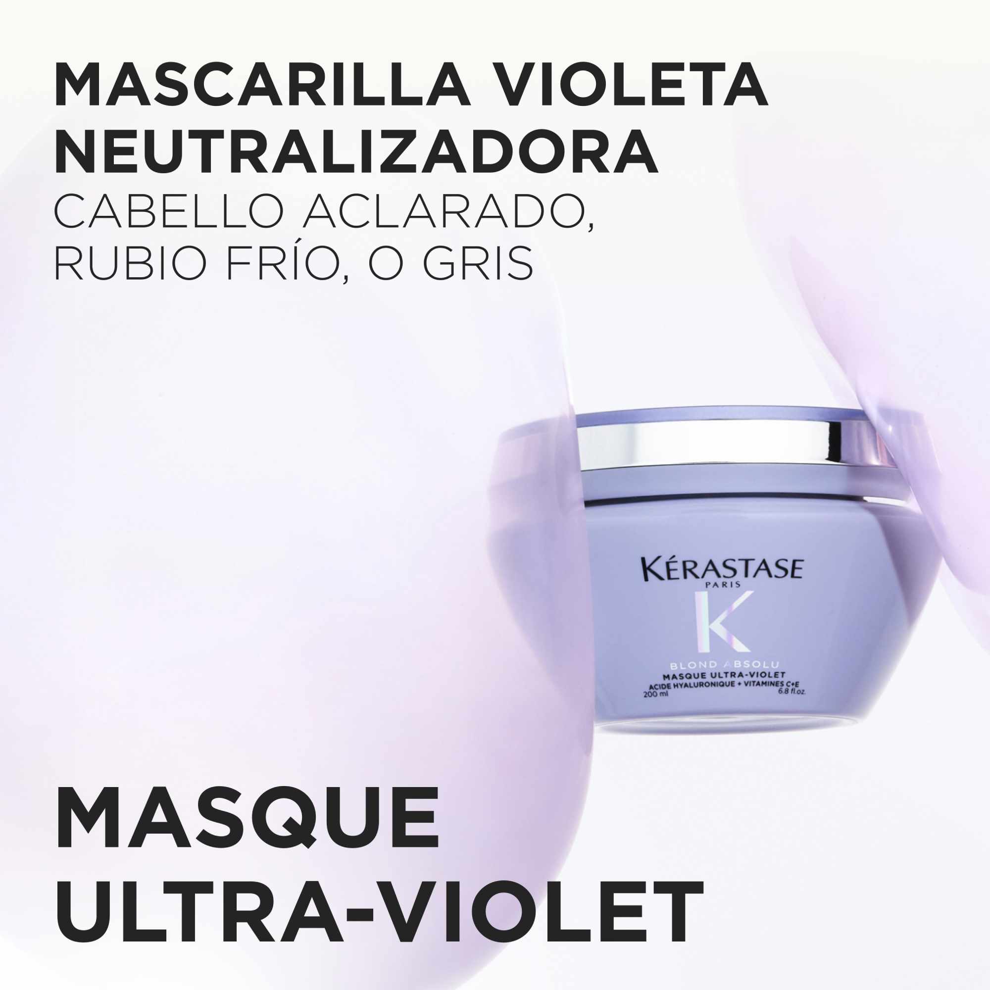 Kérastase Blond Absolu Masque Ultra-Violet – Mascarilla Neutralizadora Anti-Amarillos