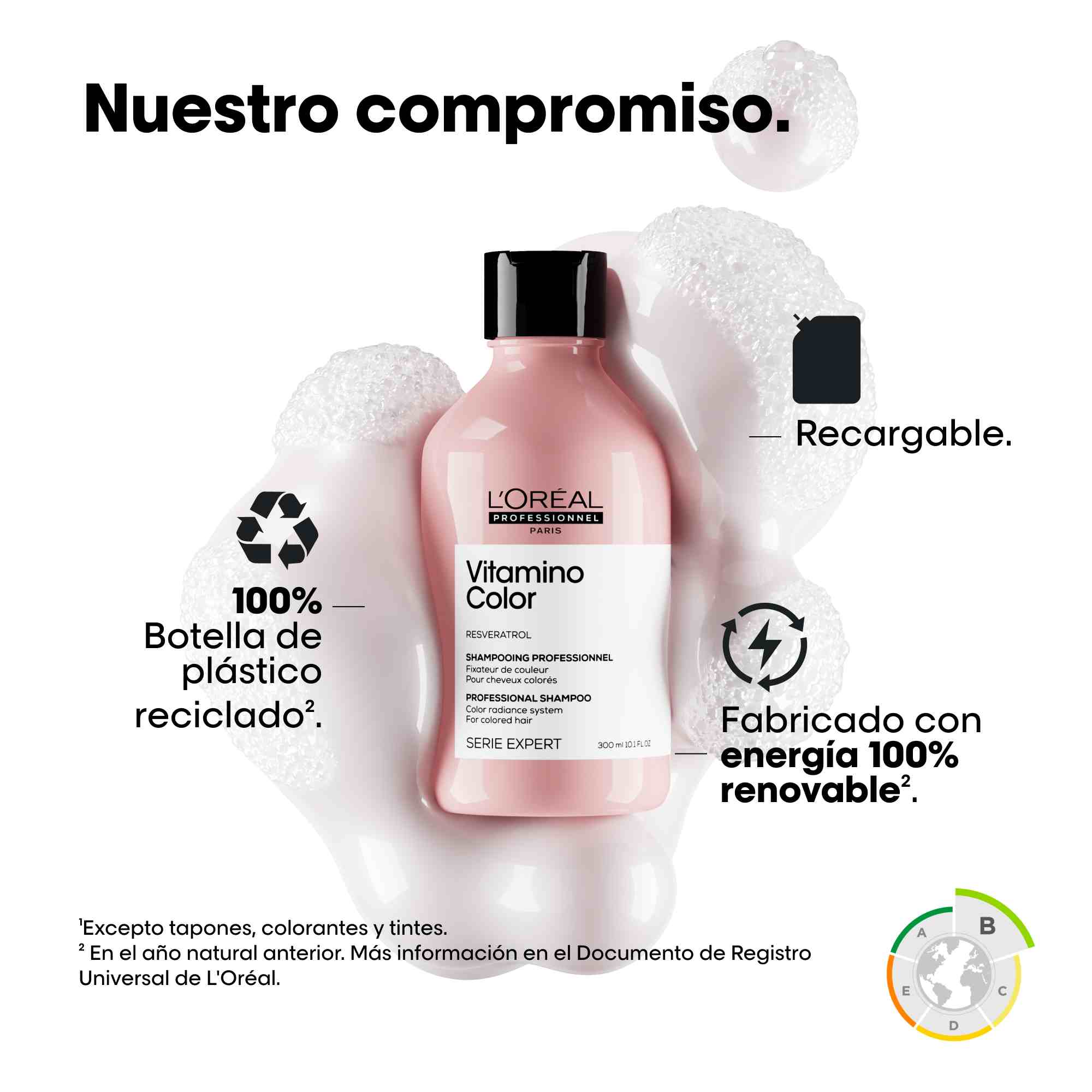L'Oréal Professionnel Vitamino Color – Champú Protector del Color con Resveratrol