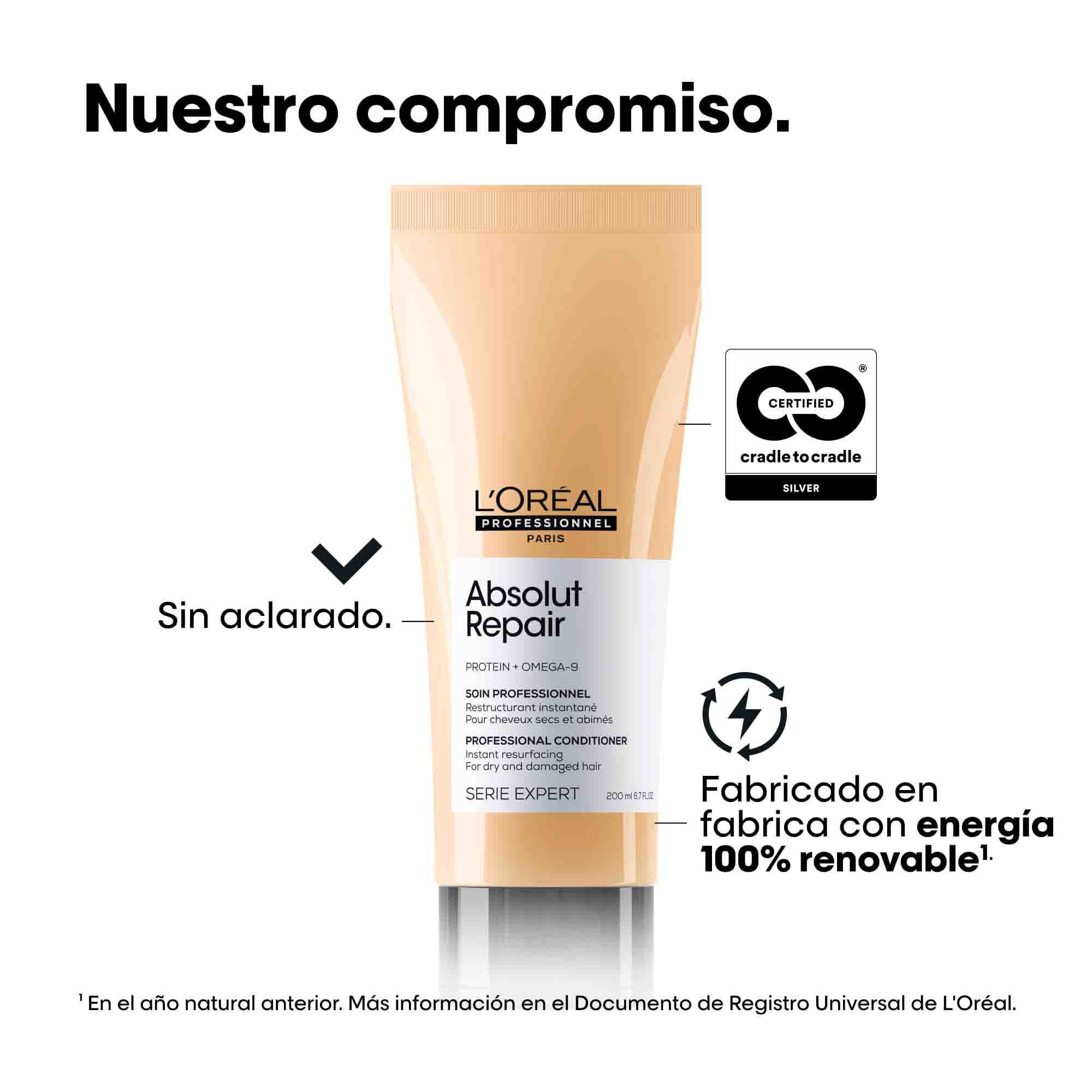 L'Oréal Professionnel Absolut Repair Conditioner – Acondicionador Reparador para Cabello Seco y Dañado