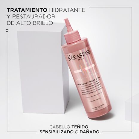 Kérastase Chroma Absolu Soin Acide Chroma Gloss – Tratamiento de Brillo para Cabello Coloreado