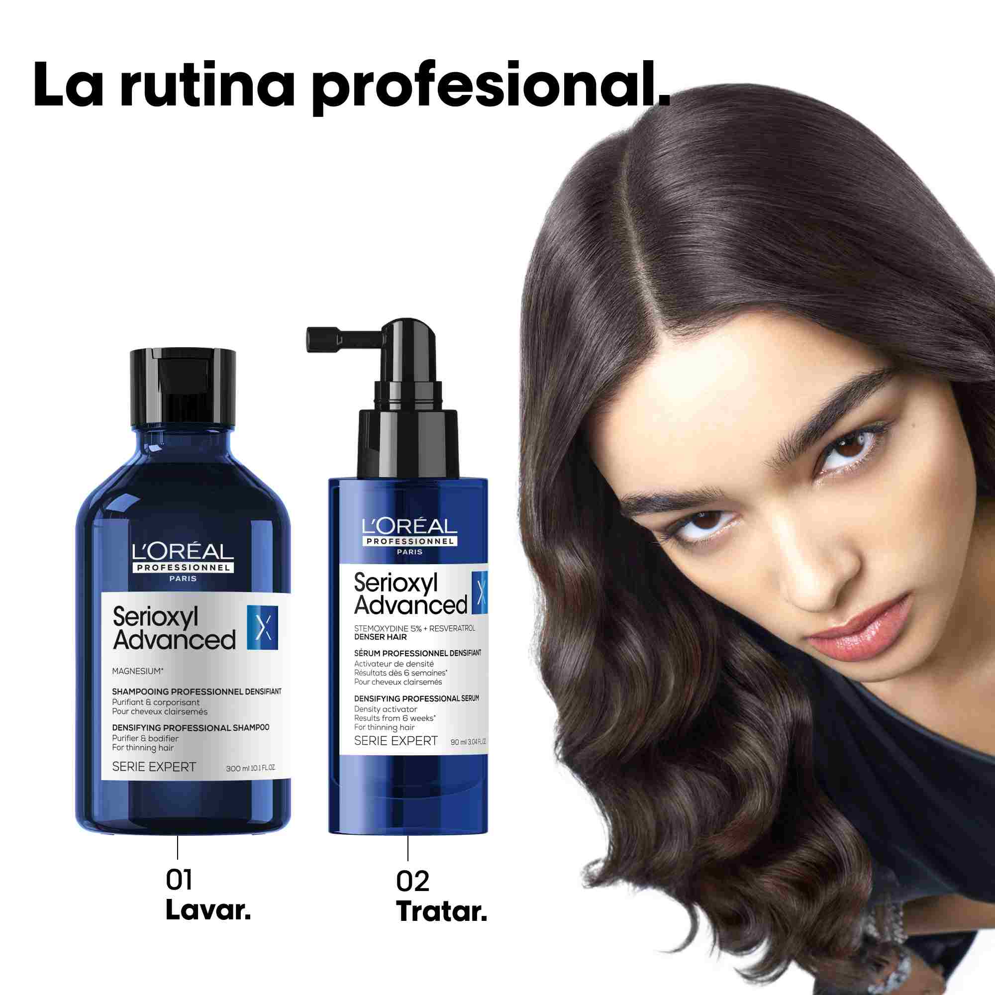 L'Oréal Professionnel Serioxyl Advanced Denser Hair – Sérum Densificante para Cabello con Pérdida de Densidad