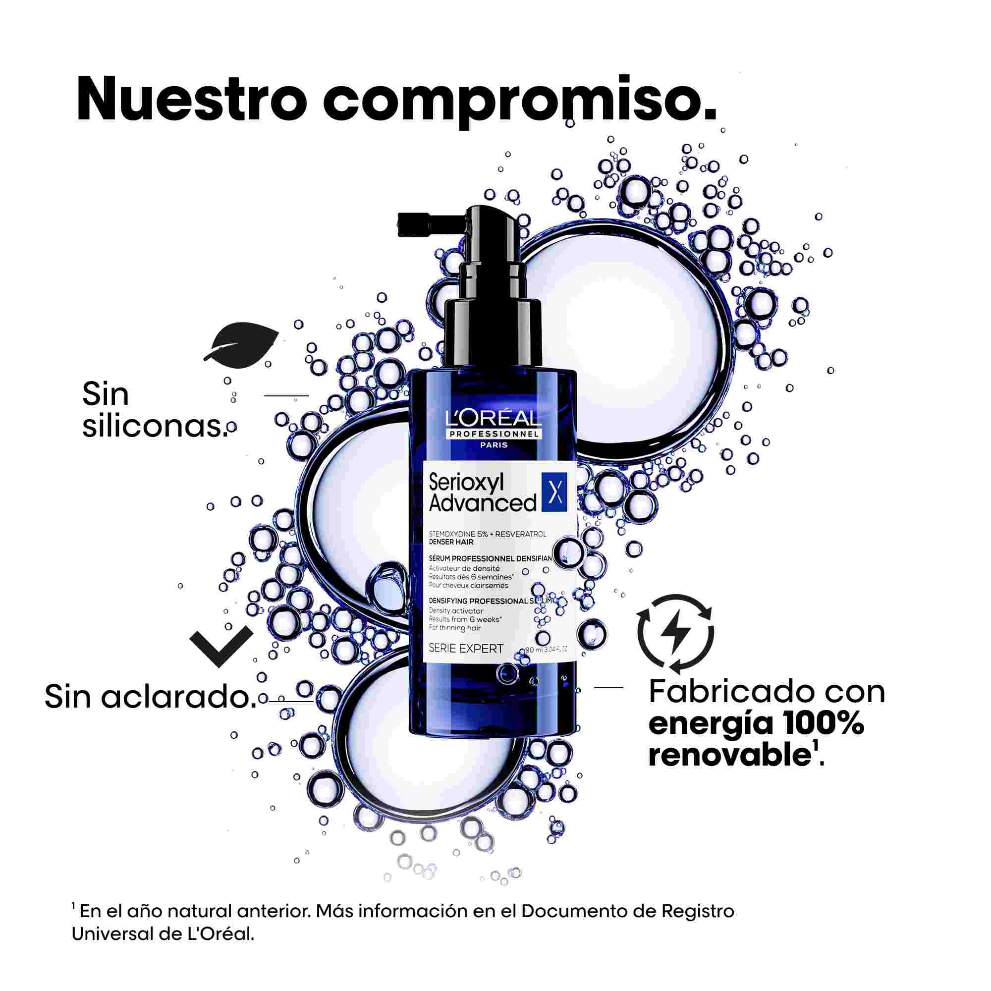 L'Oréal Professionnel Serioxyl Advanced Denser Hair – Sérum Densificante para Cabello con Pérdida de Densidad