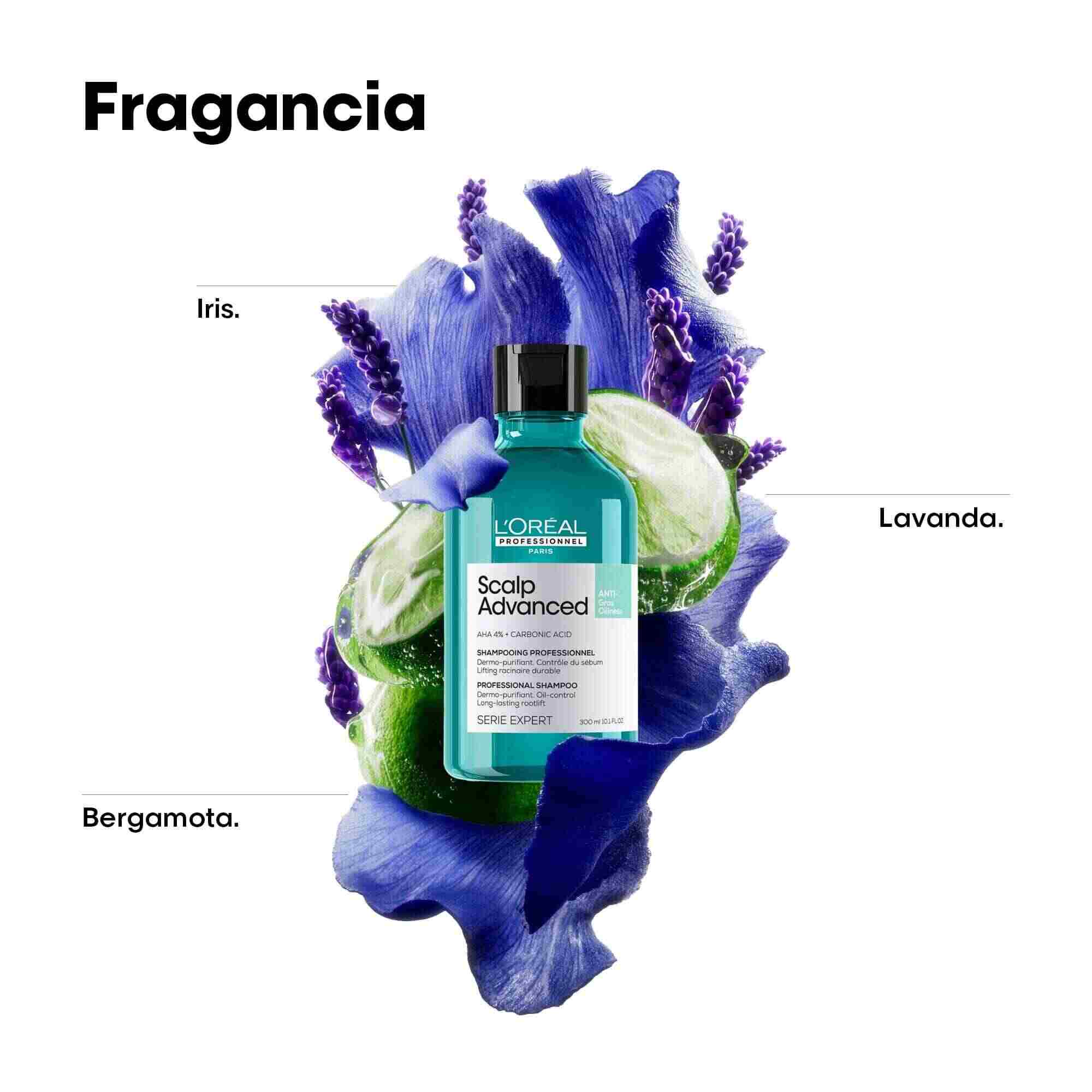 L'Oréal Professionnel Scalp Advanced Anti-Oiliness – Champú Purificante para Cuero Cabelludo Graso