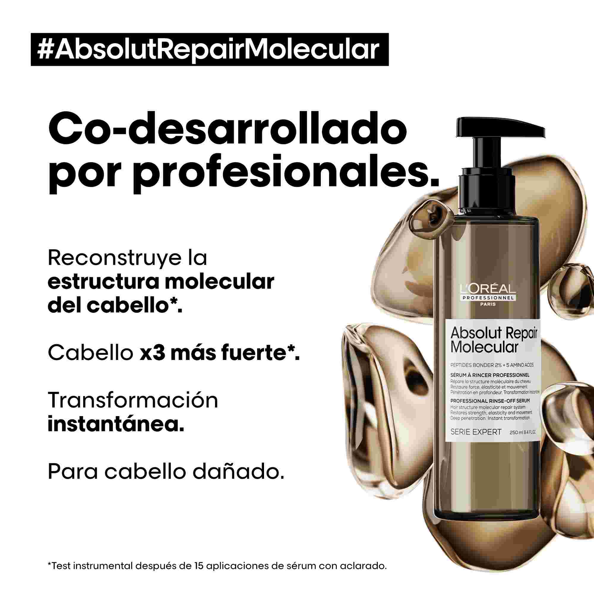 L'Oréal Professionnel Absolut Repair Molecular Sérum Rinse-Off – Sérum Reparador con Aclarado