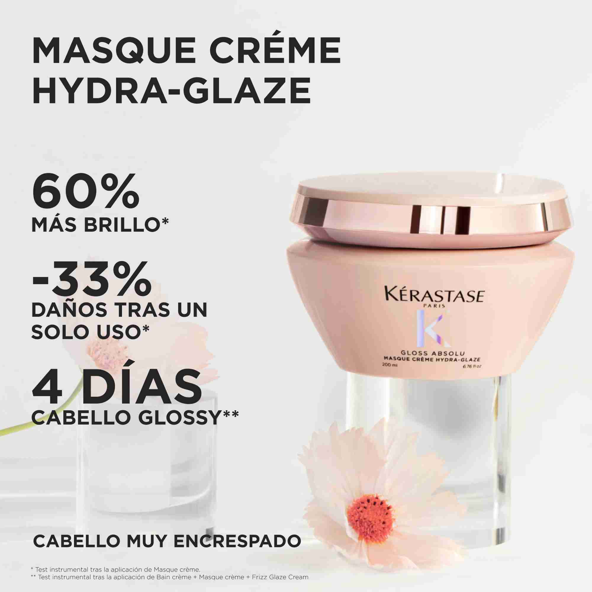 Kérastase Gloss Absolu Masque Crème Hydra-Glaze Mascarilla Iluminadora