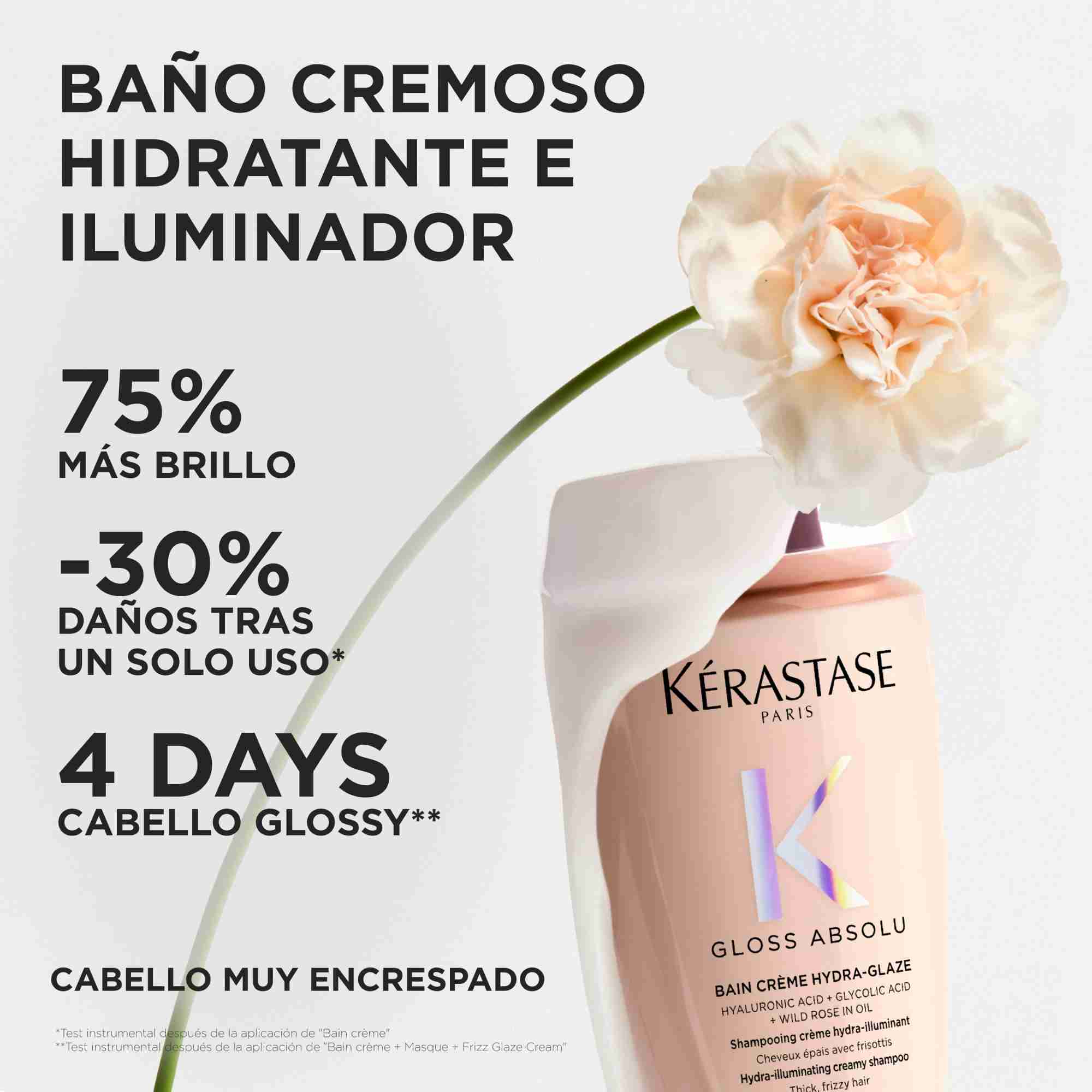 Kérastase Gloss Absolu Bain Crème Hydra-Glaze Champú Crema Iluminador