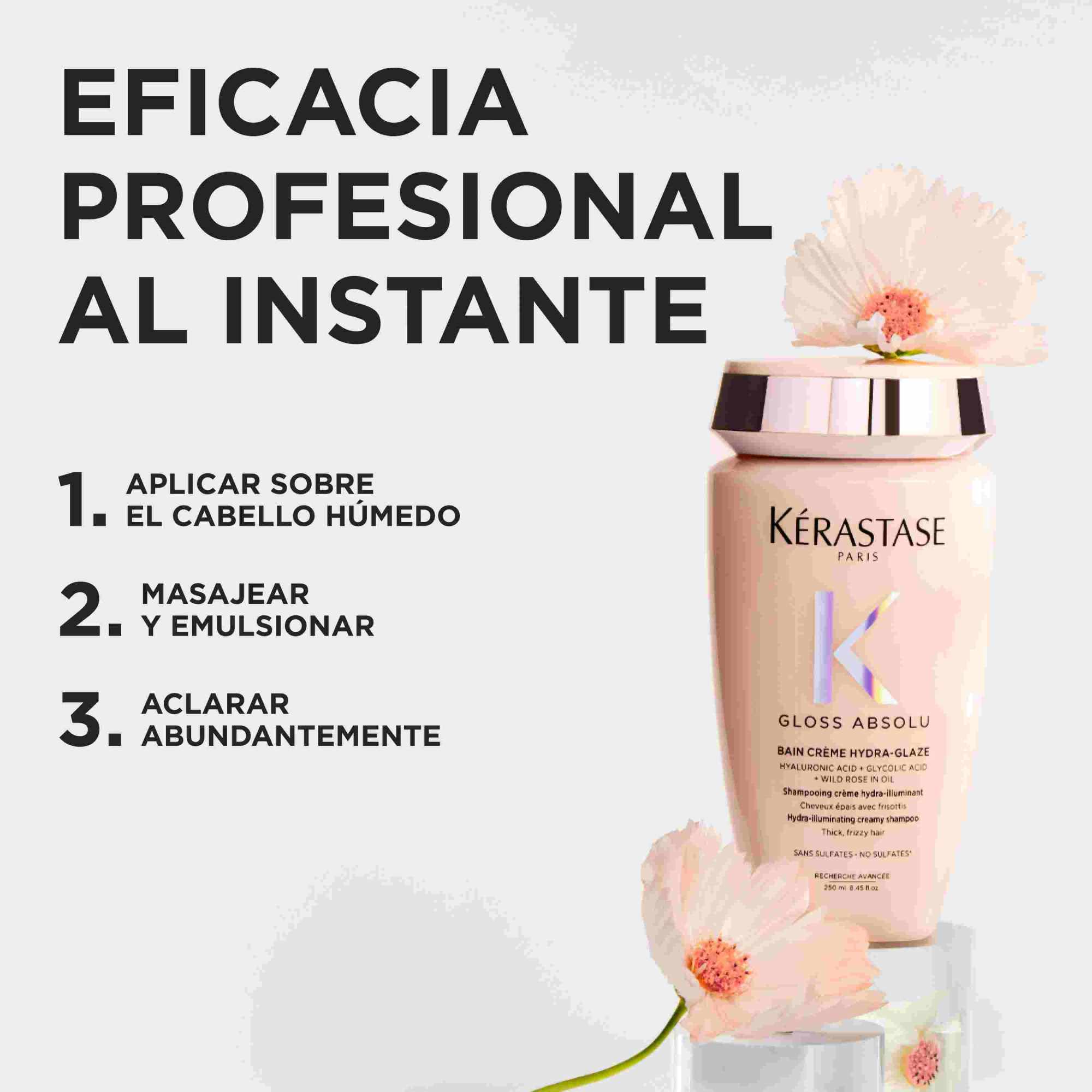 Kérastase Gloss Absolu Bain Crème Hydra-Glaze Champú Crema Iluminador