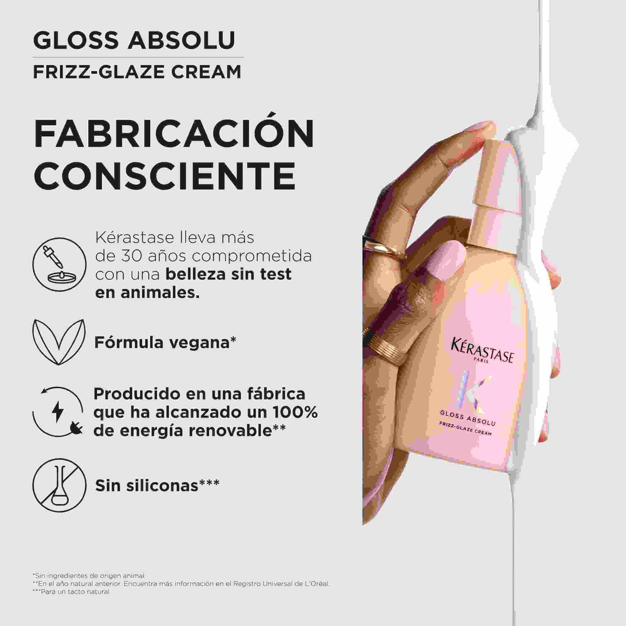 Kérastase Gloss Absolu Frizz-Glaze Cream Crema Antiencrespamiento