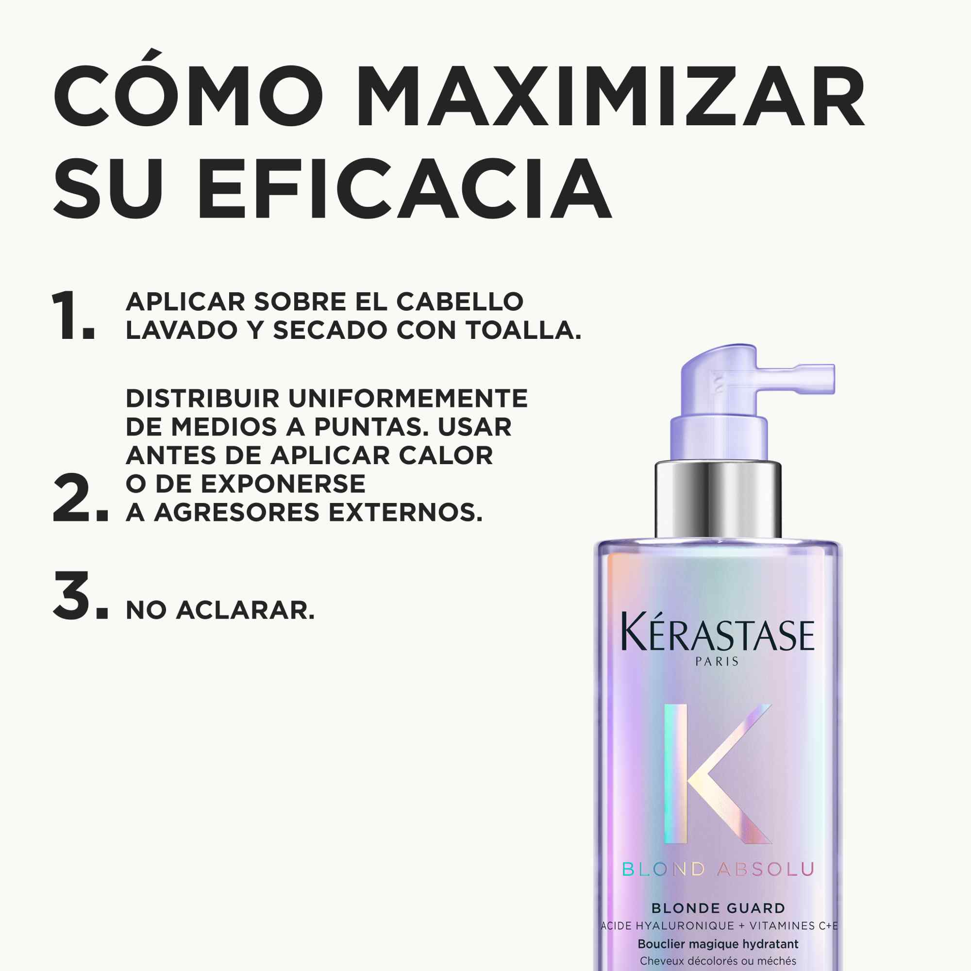 Kérastase Blond Absolu Blonde Guard – Protector Hidratante para Cabello Rubio y con Mechas