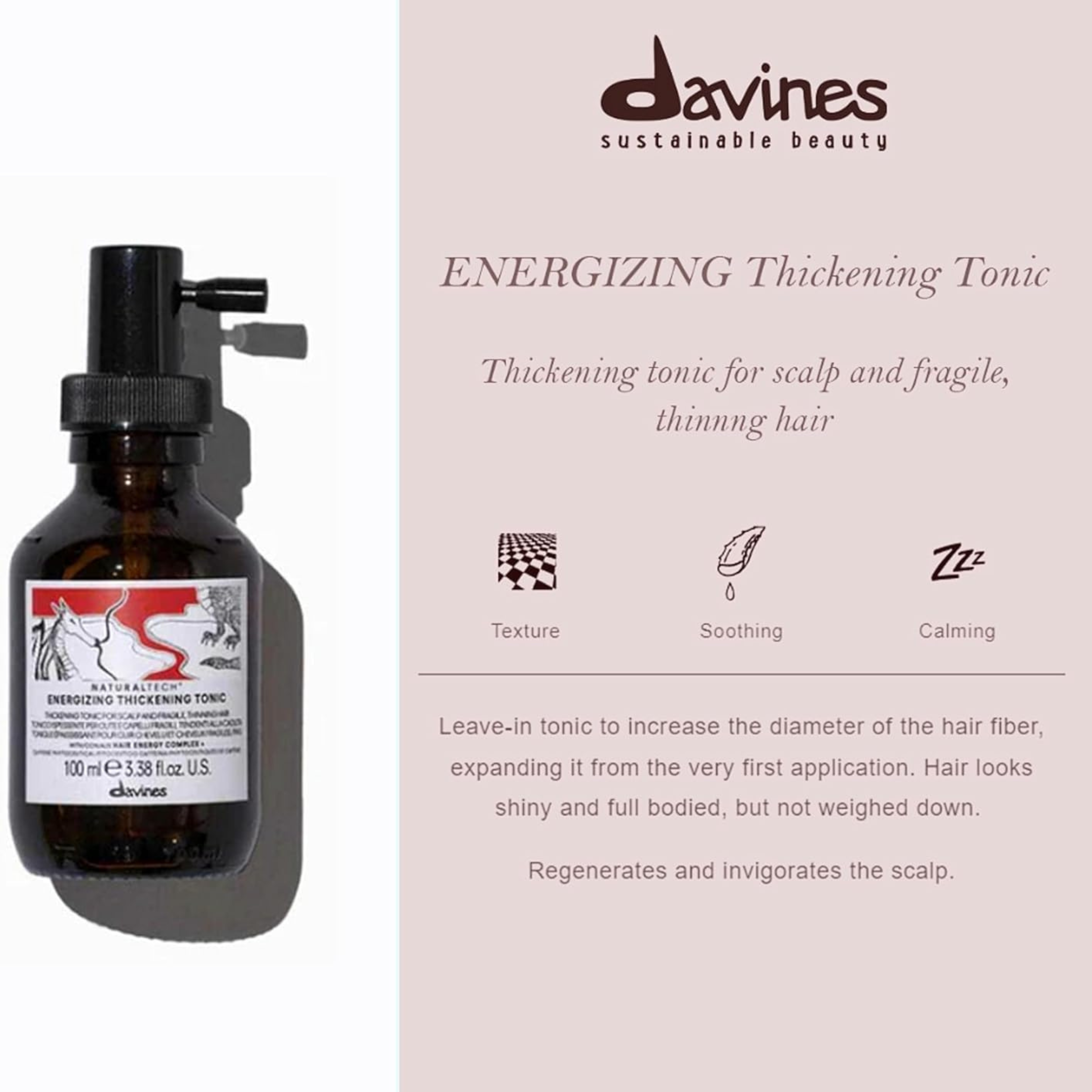 Davines NaturalTech Energizing Thickening Tonic