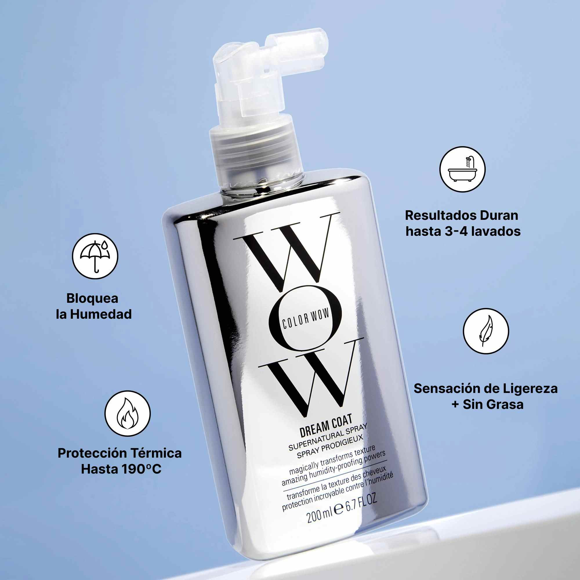 Color Wow Dream Coat Supernatural Spray – Tratamiento Antiencrespamiento y Antihumedad
