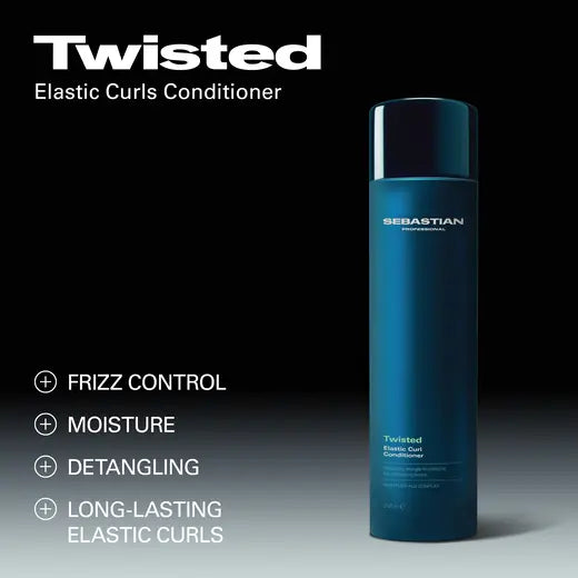 Sebastian Professional Twisted Elastic Curl Conditioner – Acondicionador para Rizos con Elasticidad y Definición