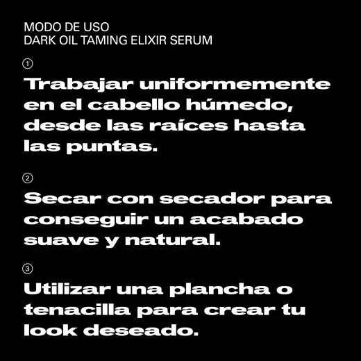 Sebastian Professional Dark Oil Taming Elixir Serum – Sérum Suavizante Antiencrespamiento