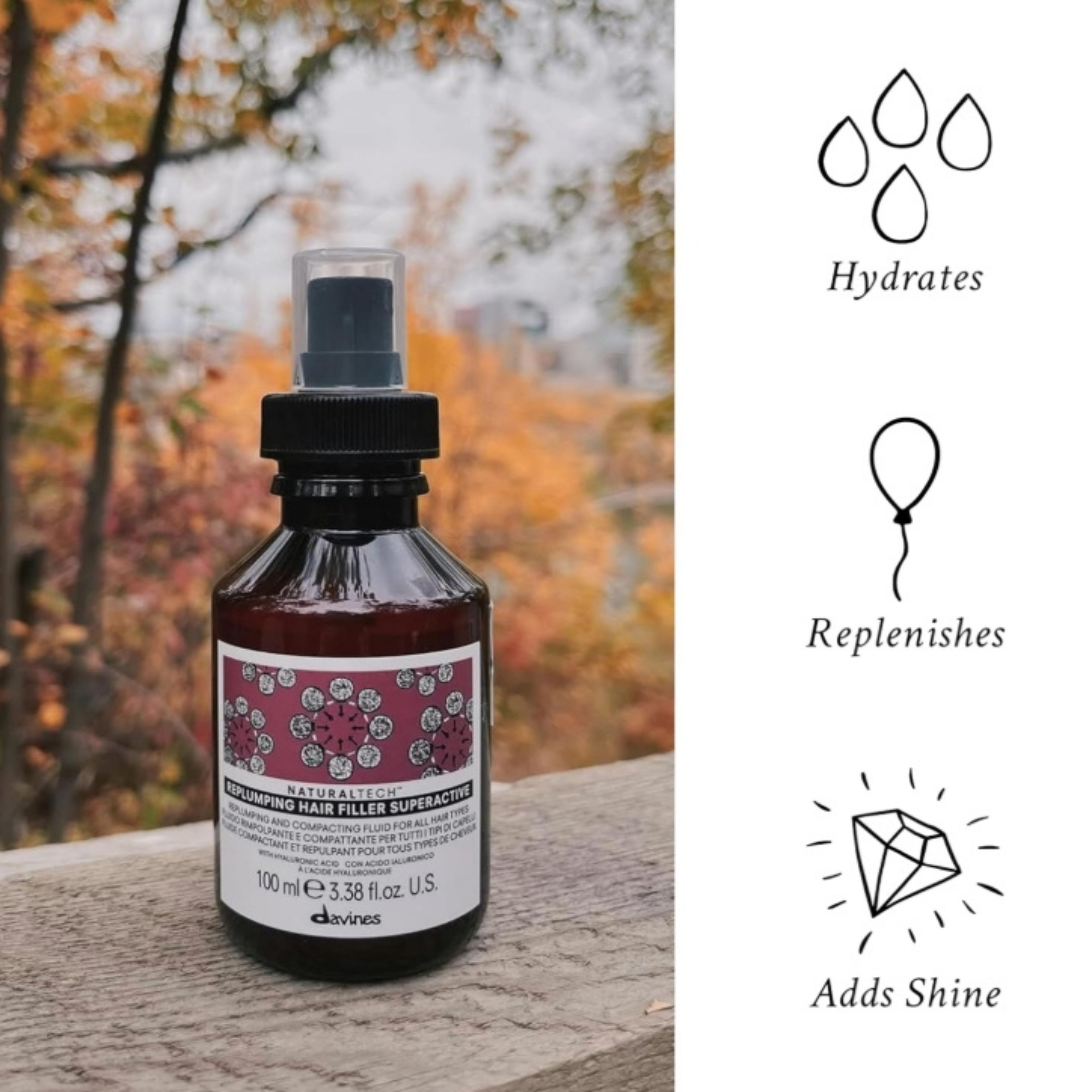 Davines NaturalTech Replumping Hair Filler Superactive
