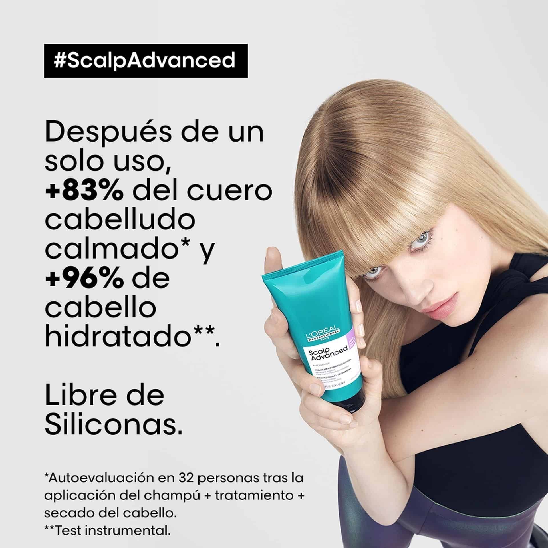 L'Oréal Professionnel Scalp Advanced Anti-Discomfort – Tratamiento Calmante Intensivo para Cuero Cabelludo Sensible