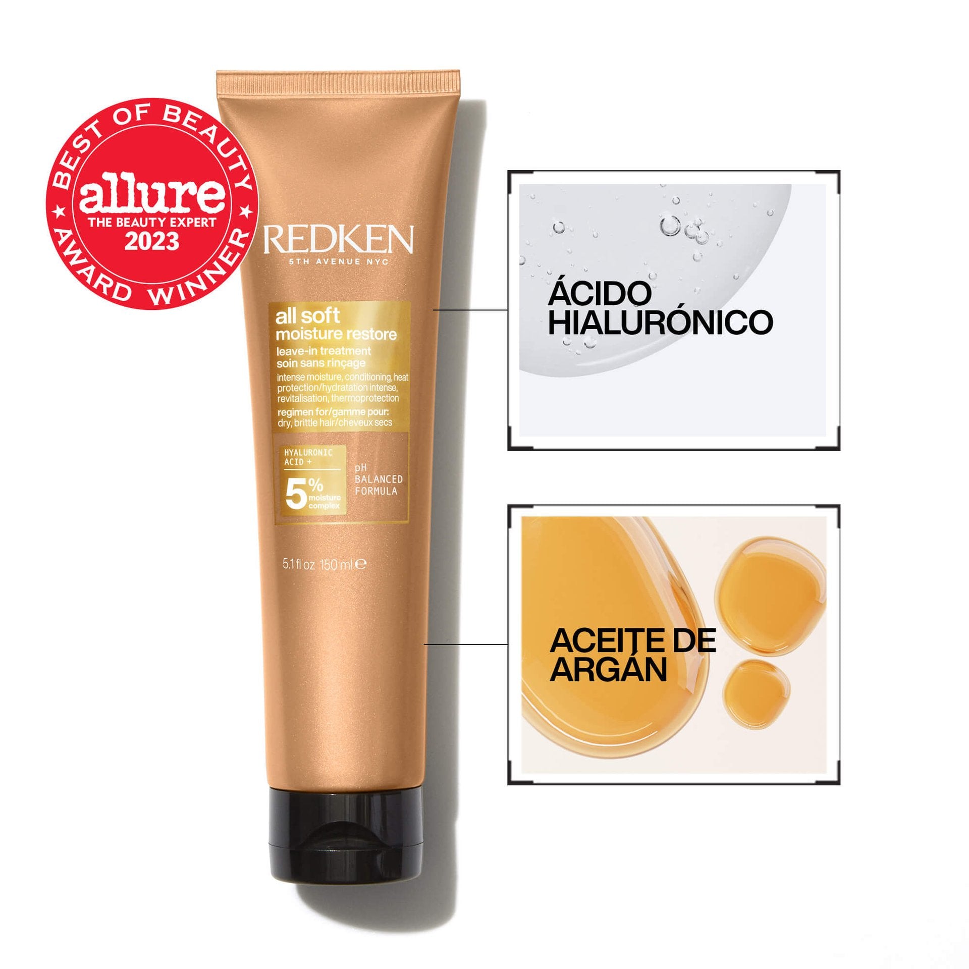 Redken Tratamiento Sin Aclarado All Soft Moisture