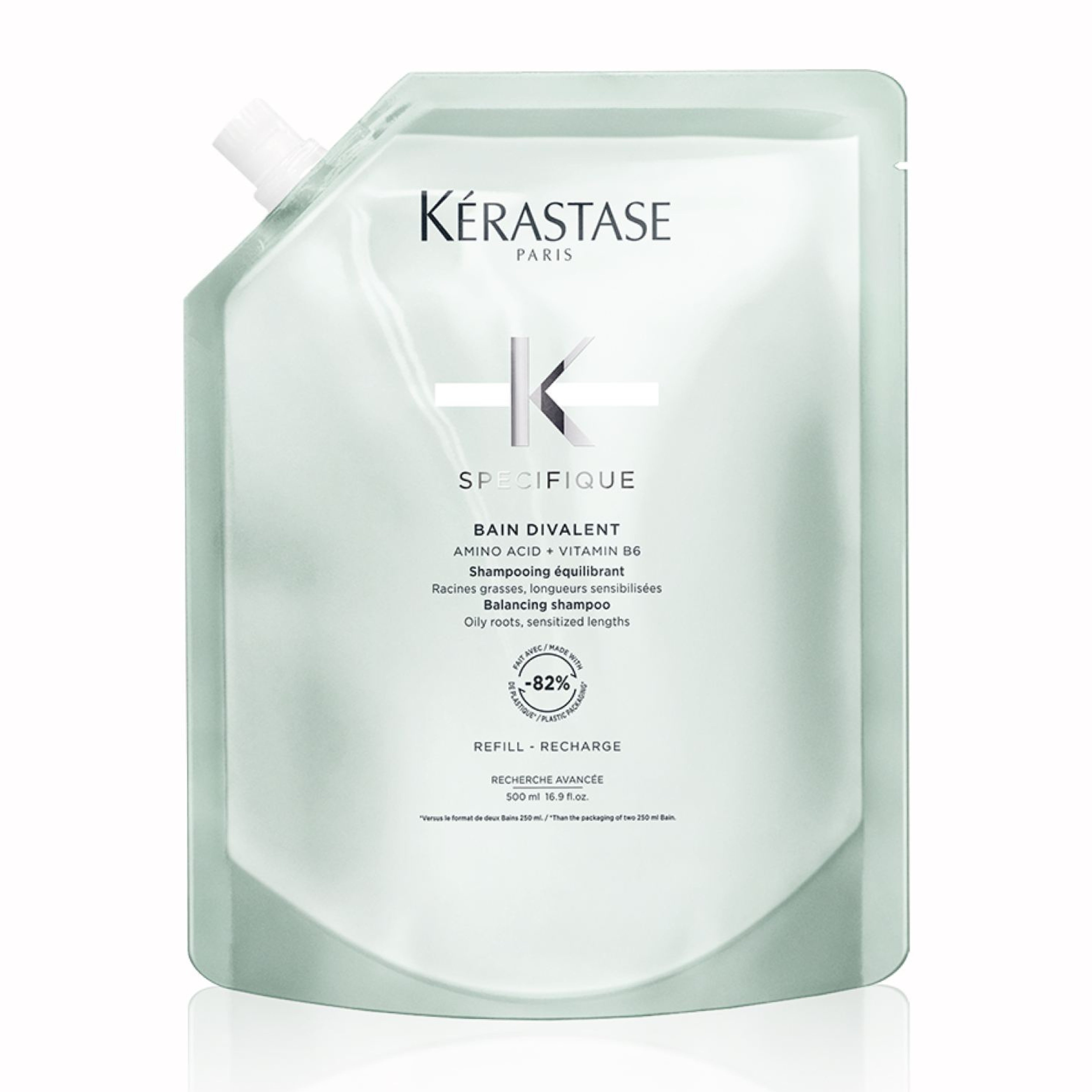 Kérastase Spécifique Bain Divalent - Champú Equilibrante Raíces Grasas y Puntas Sensibilizadas