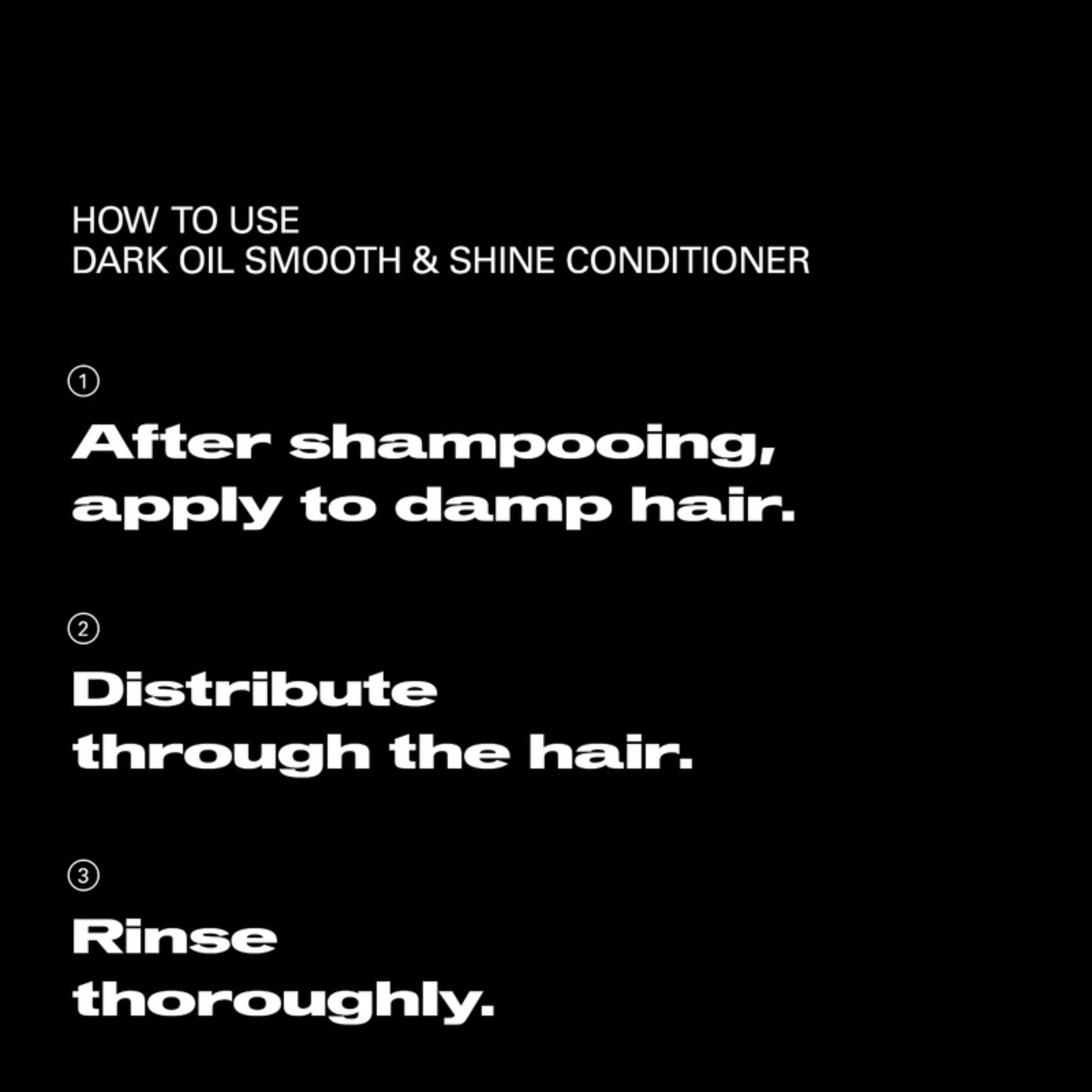 Sebastian Professional Dark Oil Smooth & Shine Conditioner – Acondicionador Suavizante y de Brillo