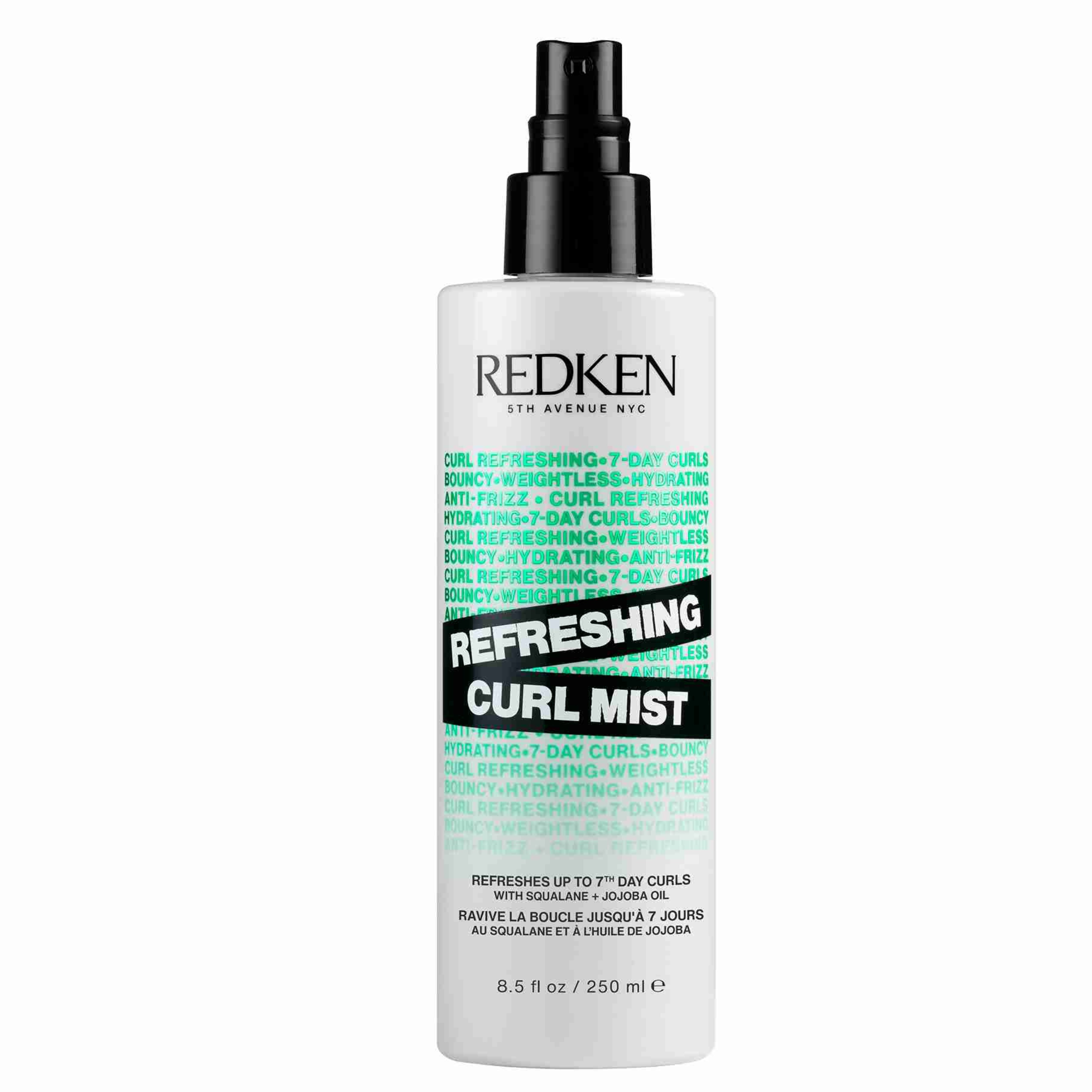 Redken Refreshing Curl Mist – Spray Revitalizador e Hidratante para Rizos con Escualano y Aceite de Jojoba