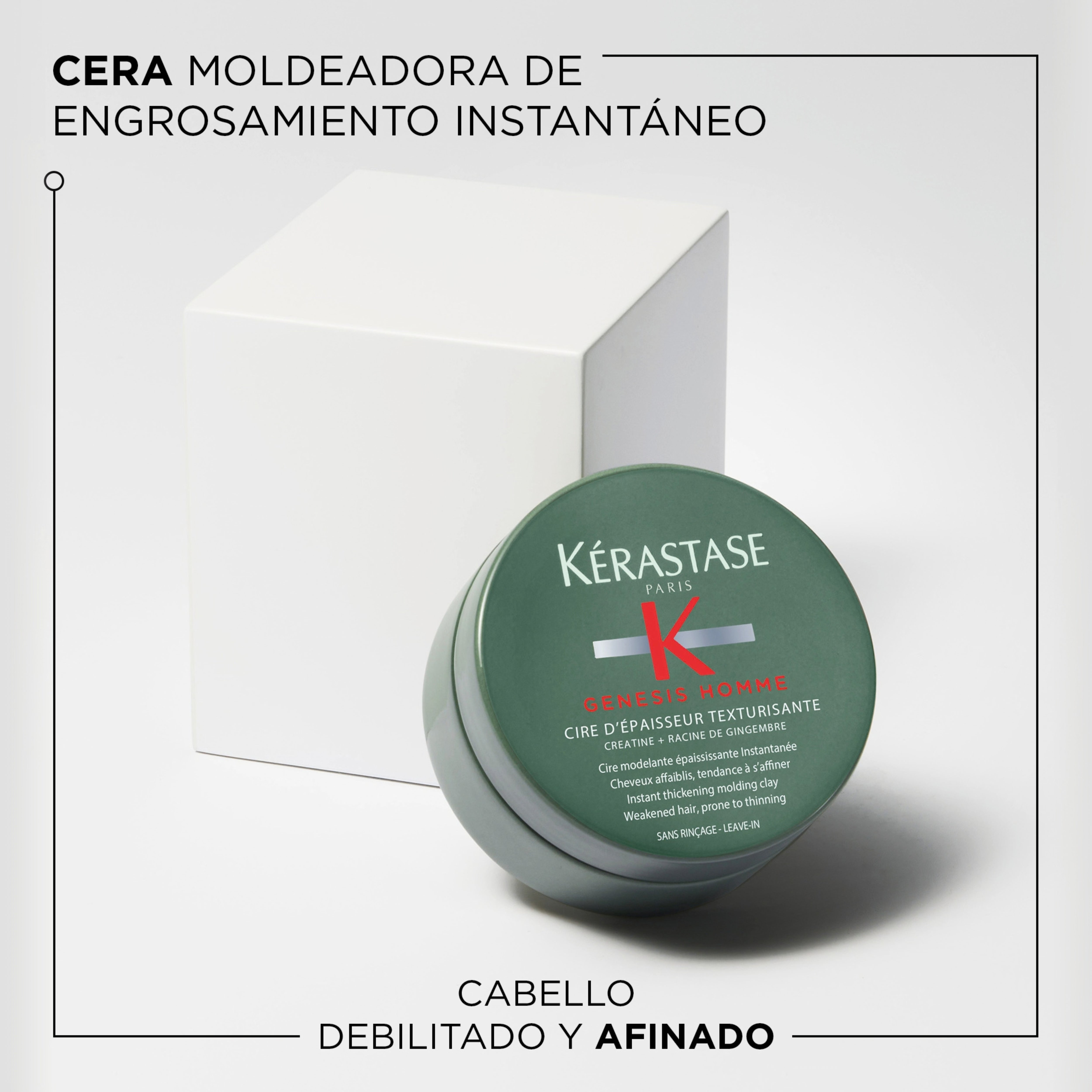 Kérastase Genesis Homme Cire d'Épaisseur Texturisante – Cera Texturizante y Engrosadora
