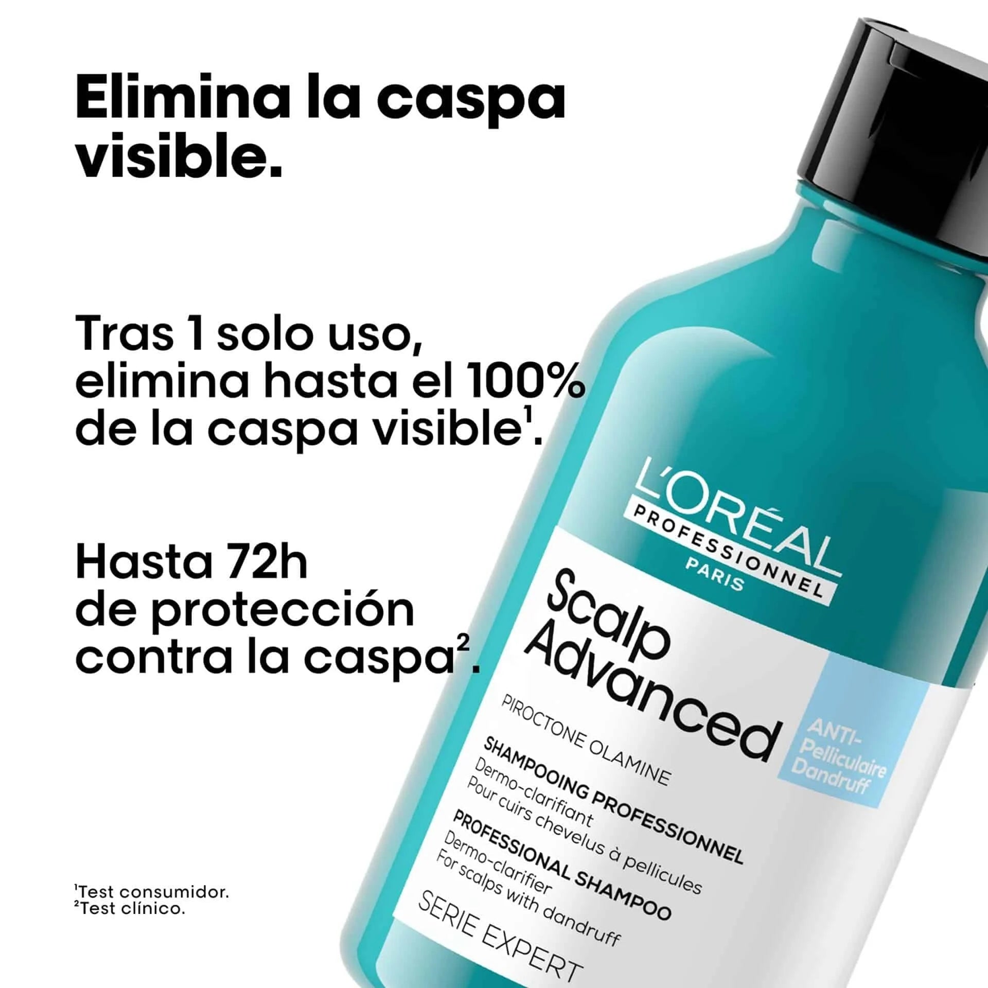 L'Oréal Professionnel Scalp Advanced Anti-Dandruff – Champú Anticaspa para Cuero Cabelludo con Caspa