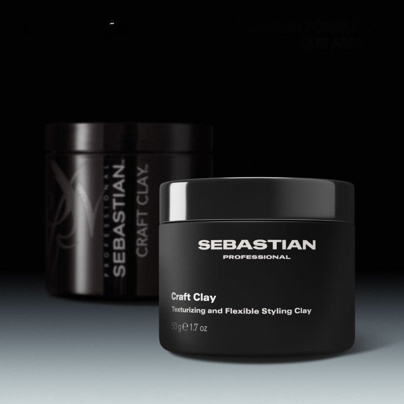 Sebastian Professional Craft Clay – Arcilla Texturizante de Fijación Flexible para Definir y Moldear el Cabello