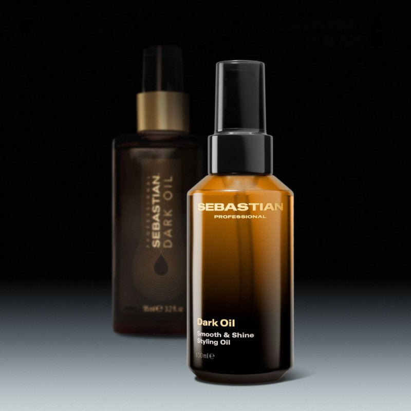 Sebastian Professional Dark Oil Smooth & Shine Styling Oil – Aceite Capilar Suavizante y de Brillo