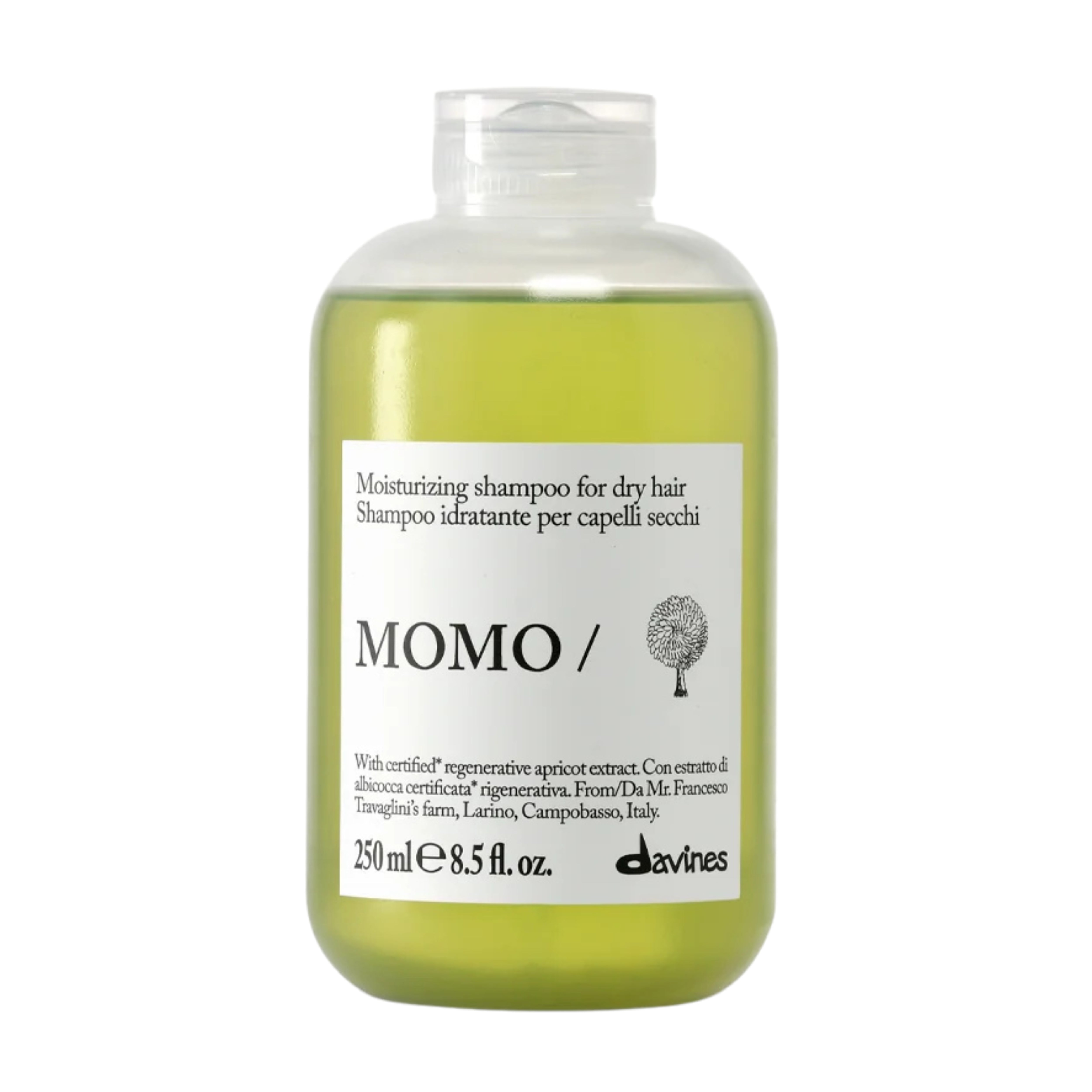 Davines MOMO Shampoo – Champú Hidratante para Cabello Seco