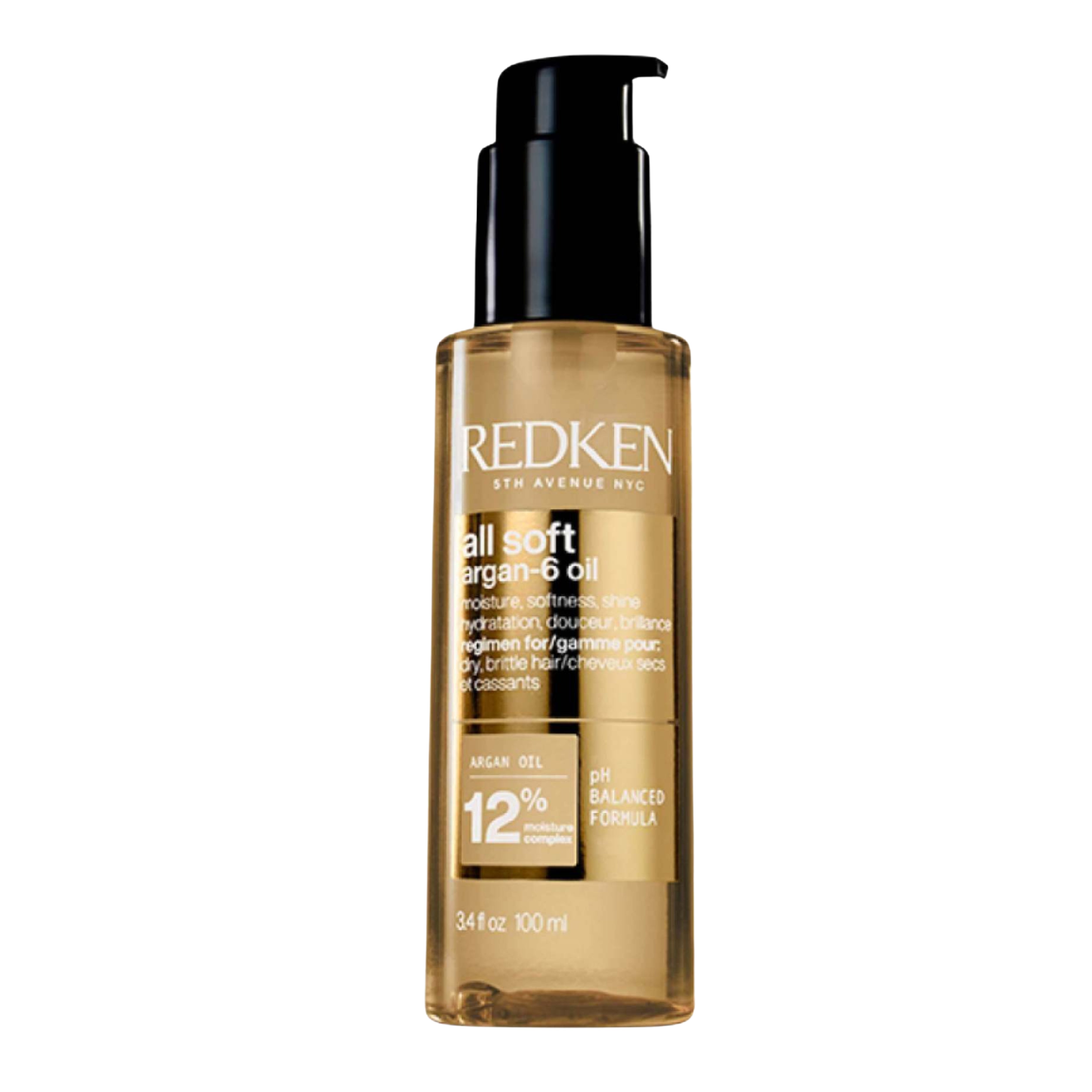 Redken All Soft Argan-6 Oil – Aceite Capilar Nutritivo con Aceite de Argán