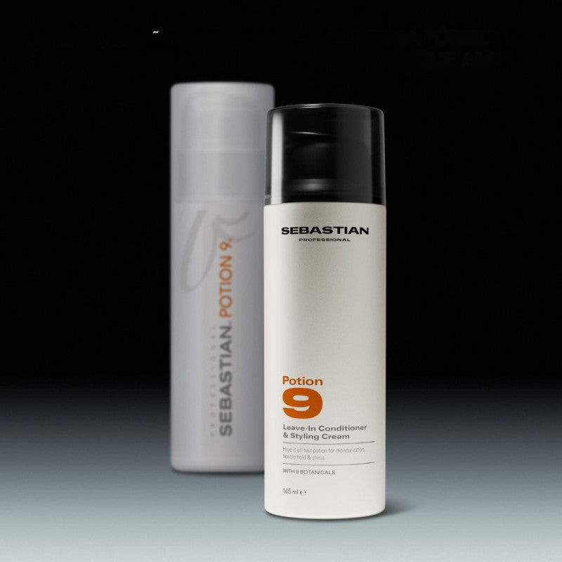 Sebastian Professional Potion 9 – Crema Acondicionadora sin Aclarado con 9 Extractos Botánicos, Hidratación y Fijación Flexible
