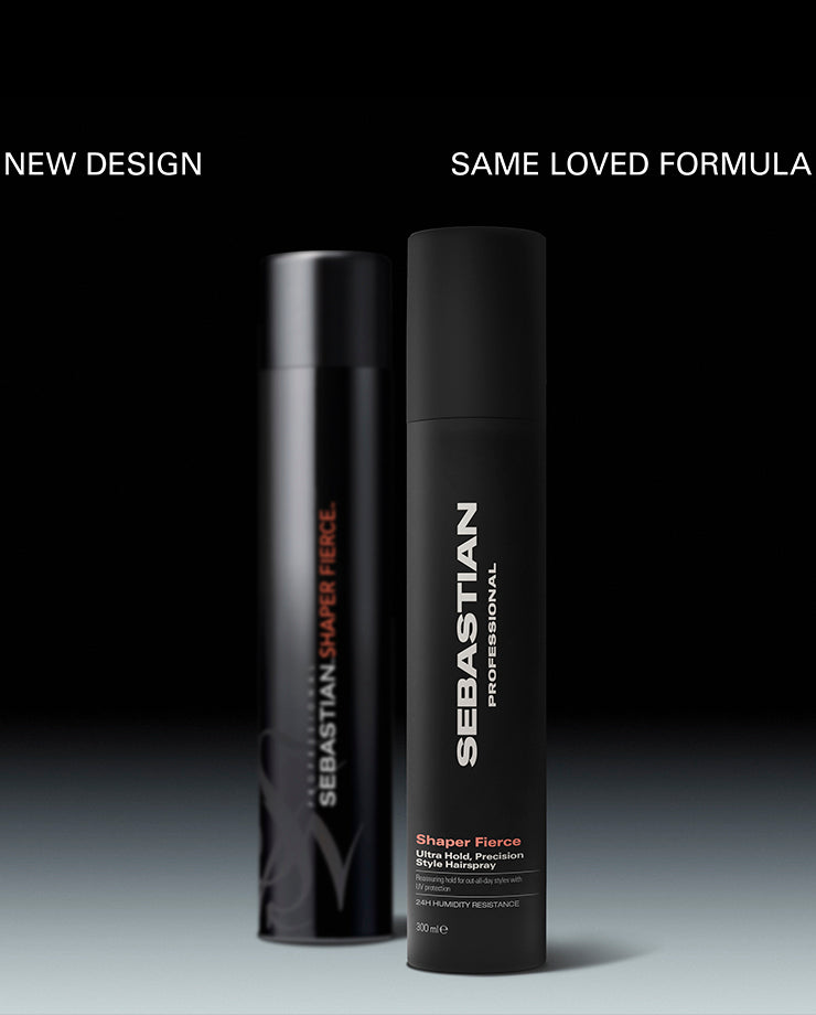 Sebastian Professional Shaper Fierce – Laca de Fijación Extrafuerte con Protección UV y Resistencia a la Humedad