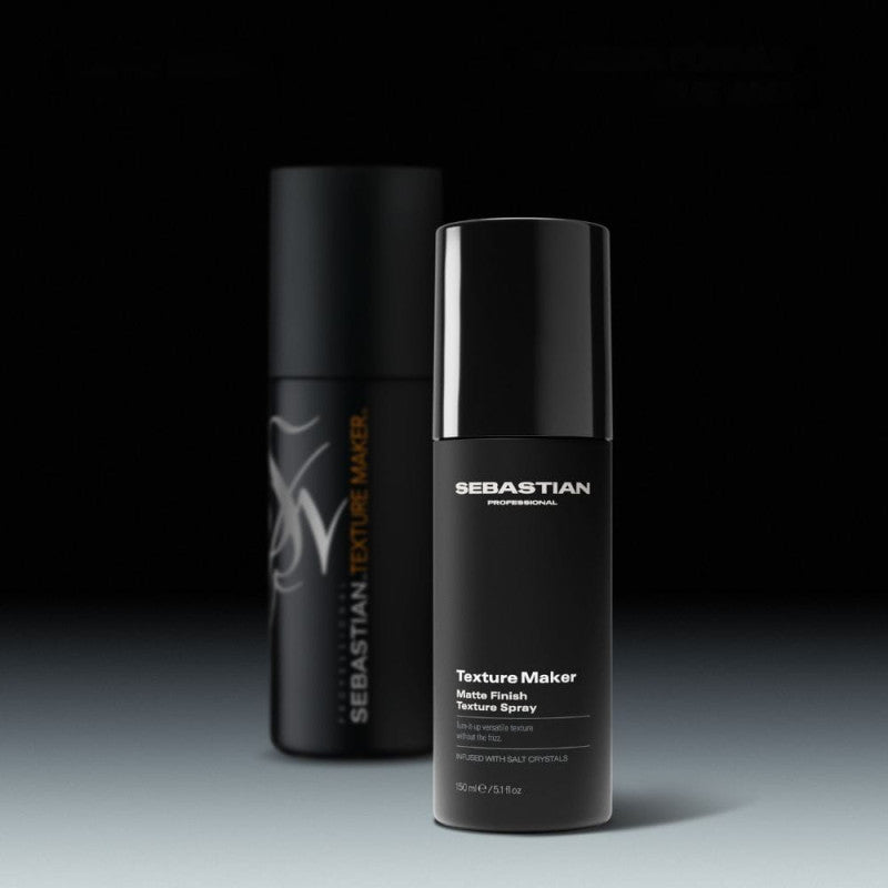 Sebastian Professional Texture Maker – Spray Texturizante con Cristales de Sal y Acabado Mate