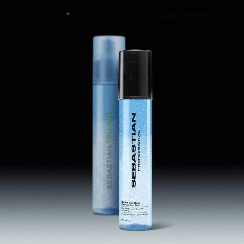 Sebastian Professional Trilliant – Spray de Brillo y Protección Térmica con Cristales de Roca